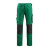 Broek Mannheim polyester/katoen - kleur groen/zwart maat 82C44